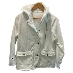 CARHARTT WOMENS FUR LINED JACKET SIZE SMALL